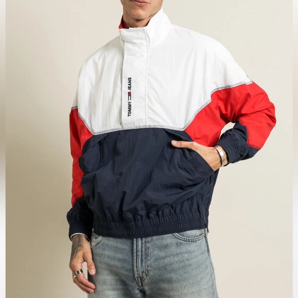 TOMMY HILFIGER Popover Lightweight Jacket Size M NEW